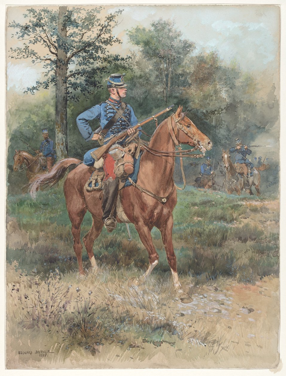 Chasseur à Cheval (Soldato a cavallo) da Jean Baptiste Edouard Detaille