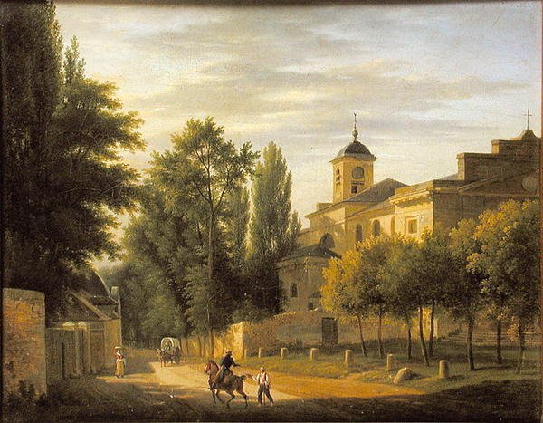 Veduta della chiesa di Ville d