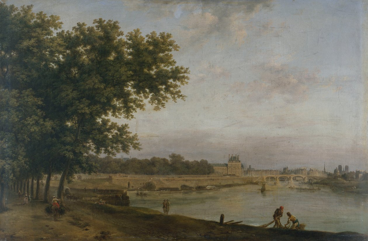 Le Tuileries e il Pont Royal da Jean Baptiste Genillion