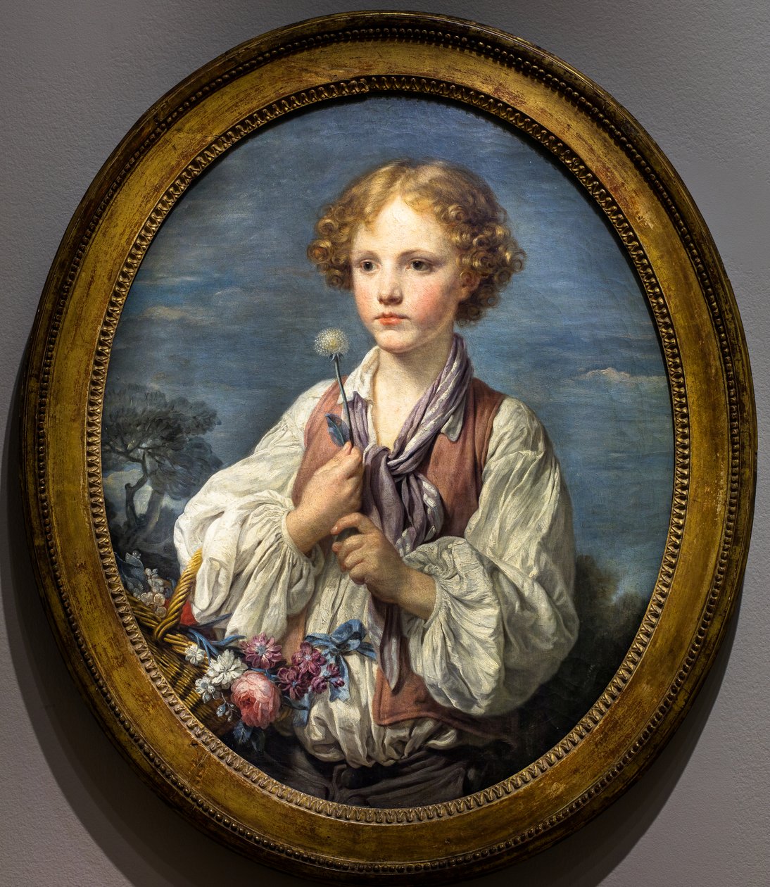 Un giovane pastore da Jean Baptiste Greuze