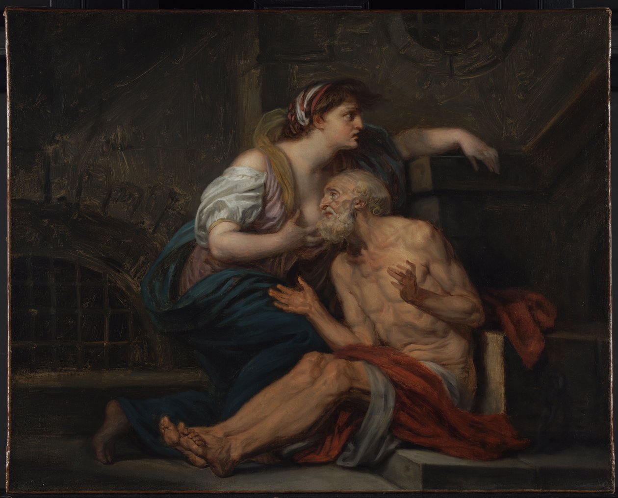 Cimone e Pero: "La Carità Romana da Jean Baptiste Greuze