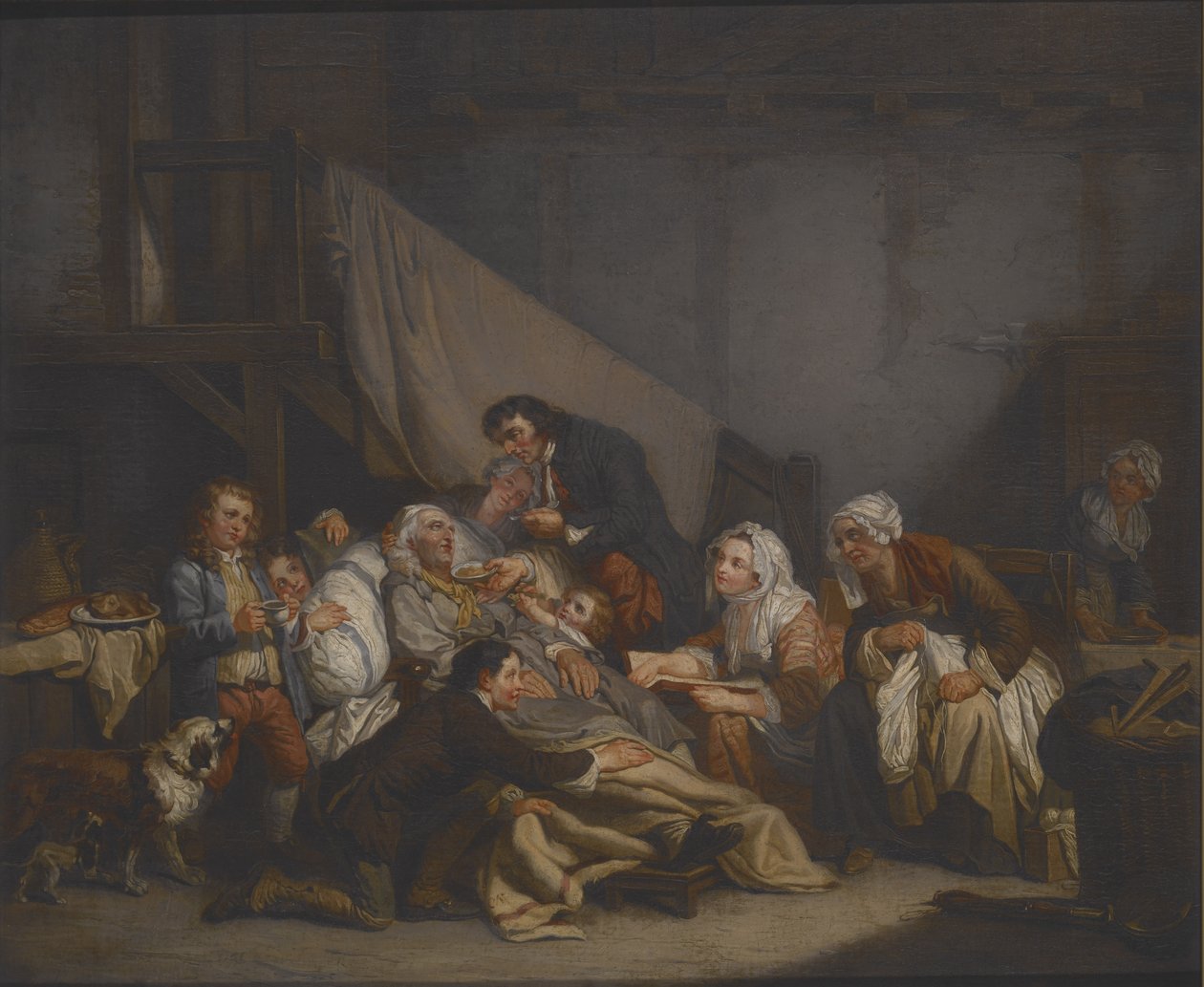 Morte di un vecchio da Jean Baptiste Greuze