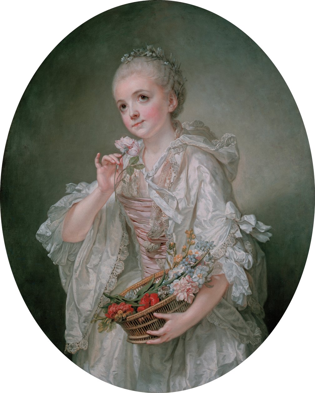 Francese: Ritratto di Madeleine Barberie de Courteilles da Jean Baptiste Greuze