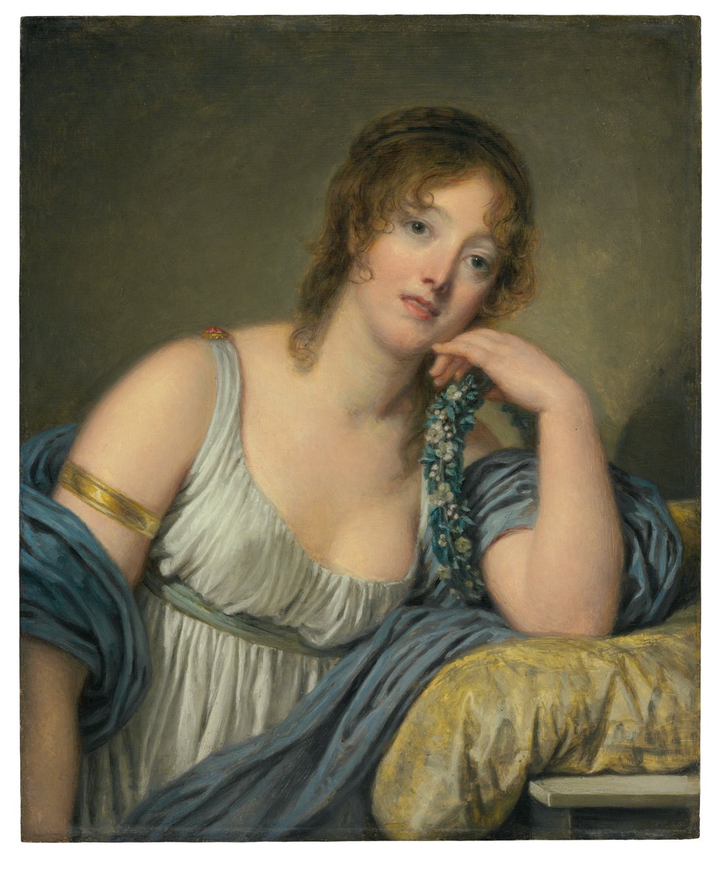 Ritratto di Jeanne Philiberte Ledoux (1767-1840), mezzo busto da Jean Baptiste Greuze