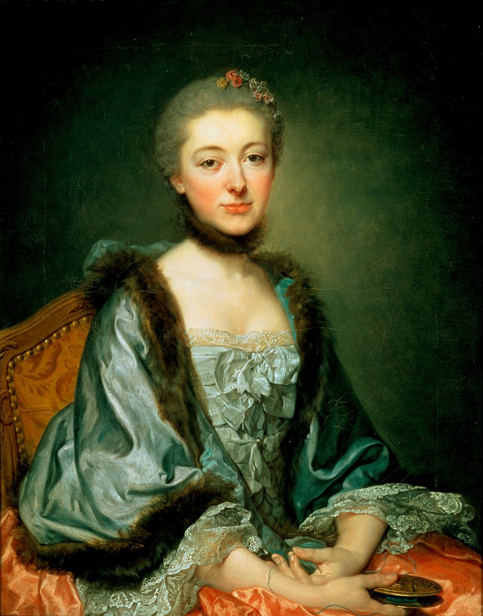 Ritratto di Marie Angélique Vérany de Varennes, Mme Georges Gougenot de Croissy da Jean Baptiste Greuze
