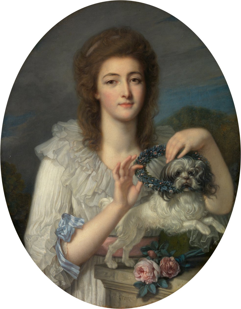 Principessa Varvara Nikolaevna Gagarina (1762-1802) da Jean Baptiste Greuze