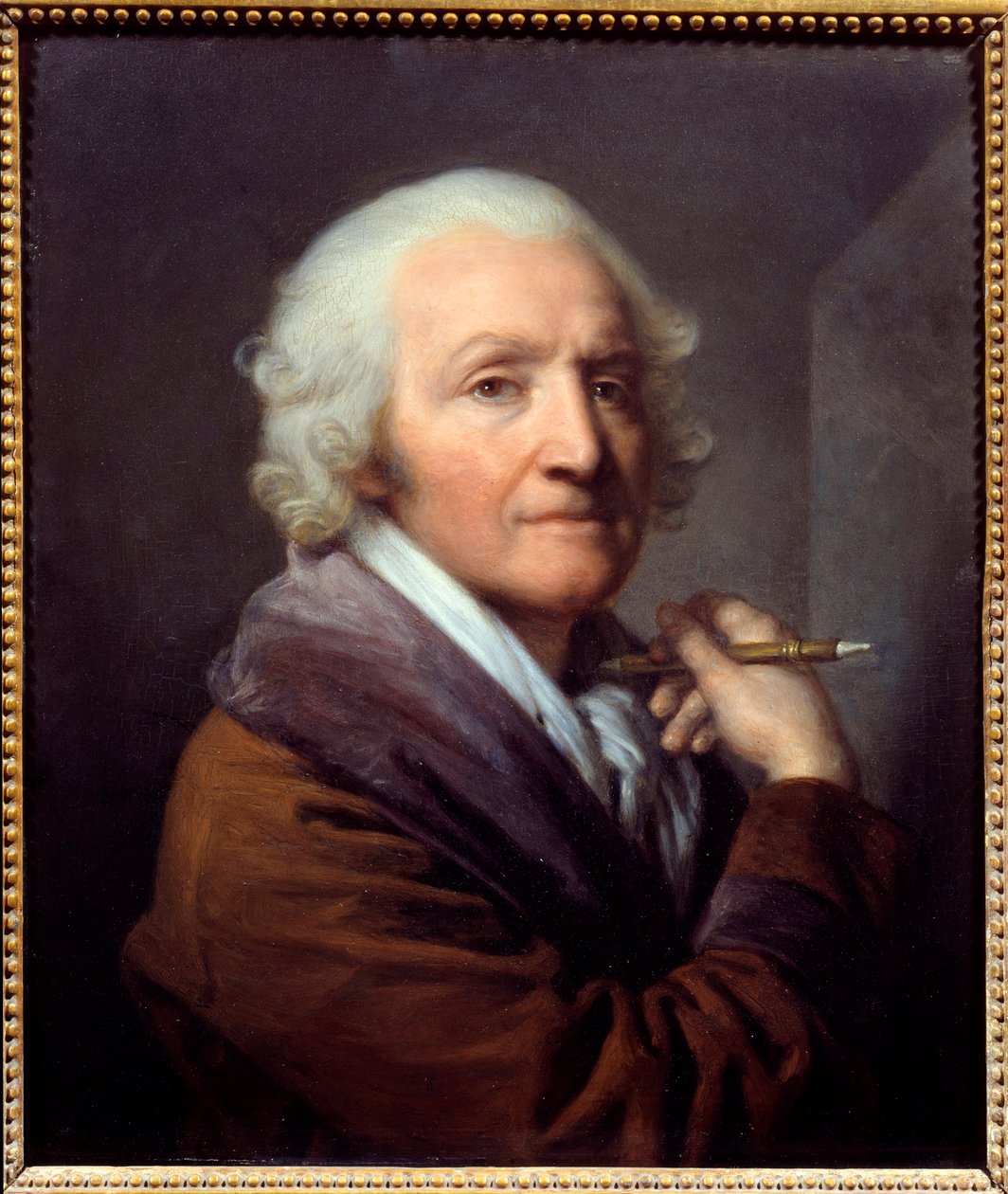 Autoritratto in età avanzata da Jean Baptiste Greuze