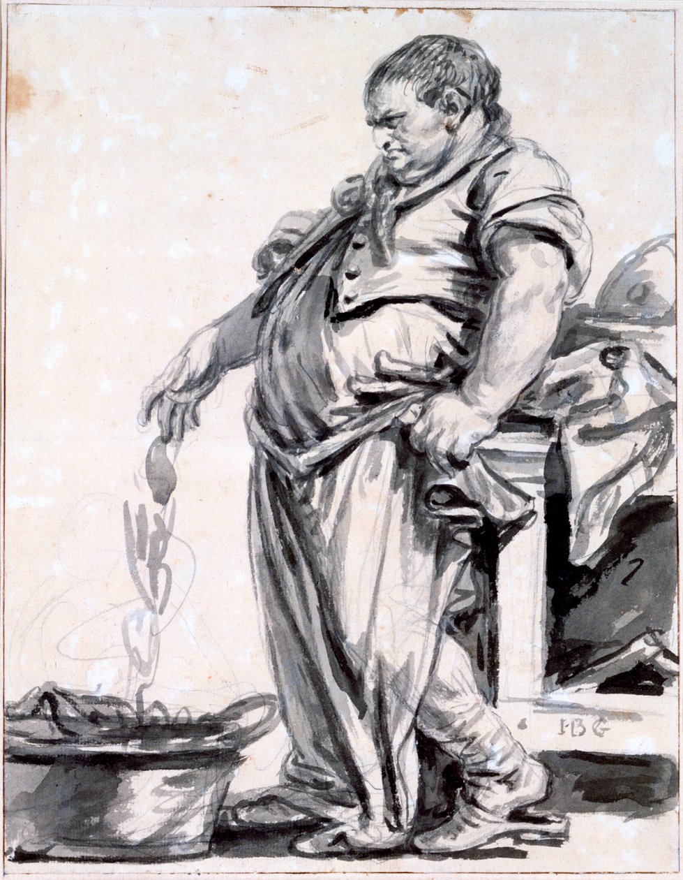 Il macellaio, c1745-1805 da Jean Baptiste Greuze
