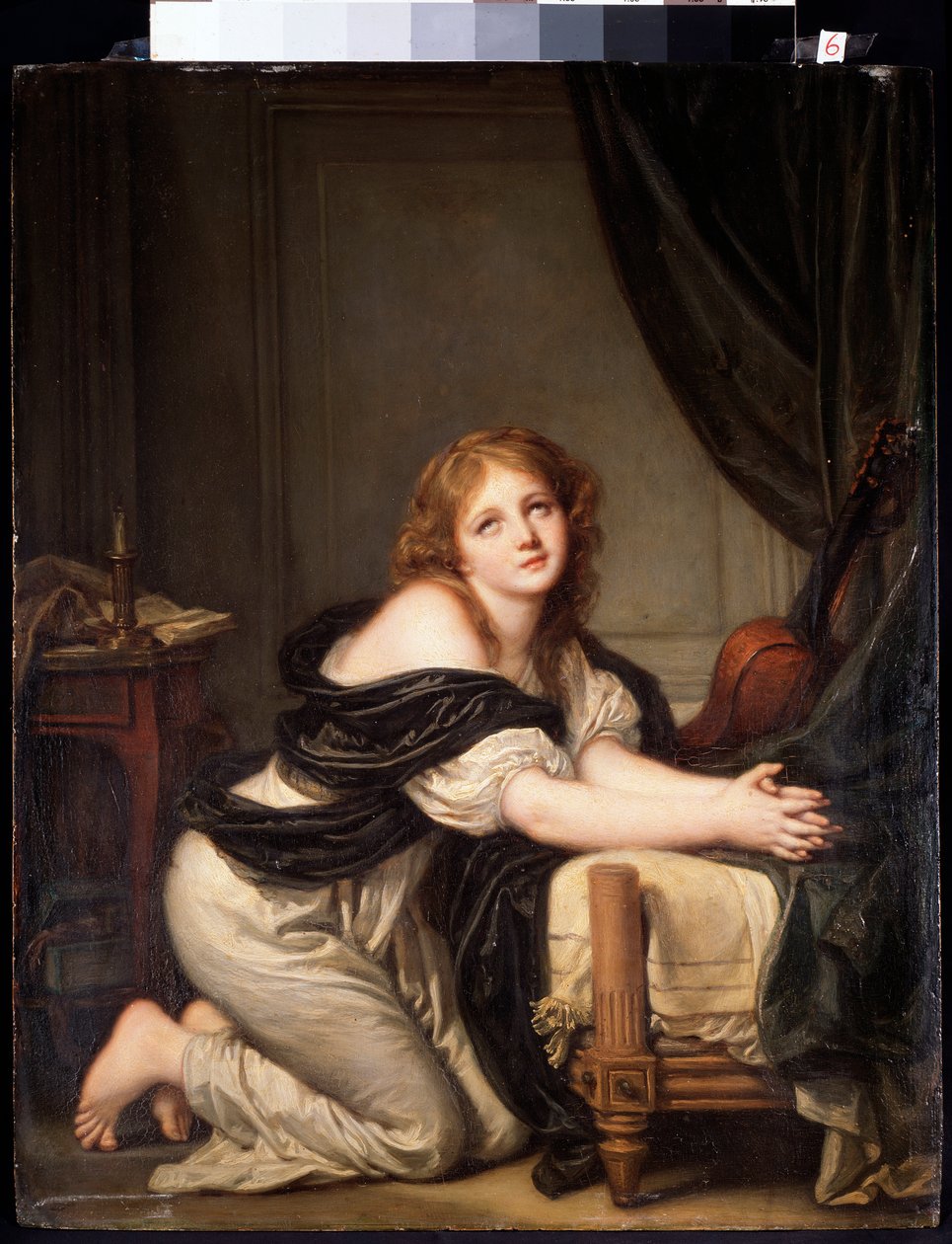 La preghiera del mattino da Jean Baptiste Greuze