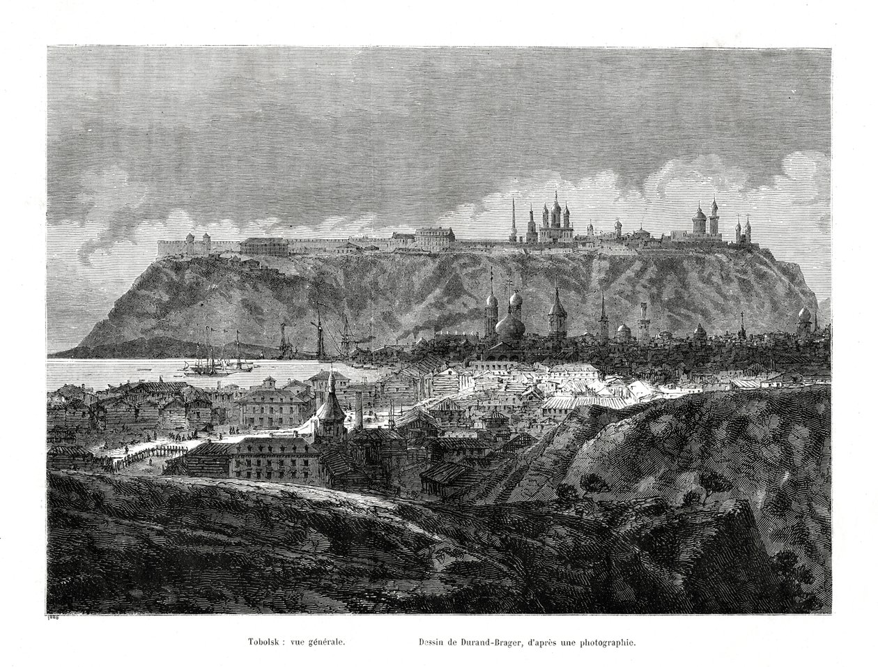 Tobolsk, Siberia, Russia, 1886 da Jean Baptiste Henri Durand Brager
