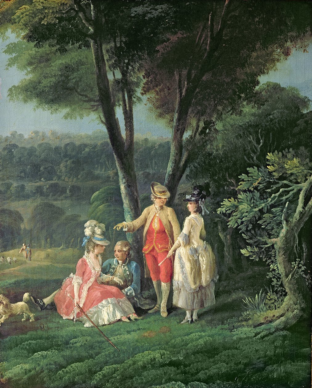 Una passeggiata nel parco da Jean-Baptiste Hilair