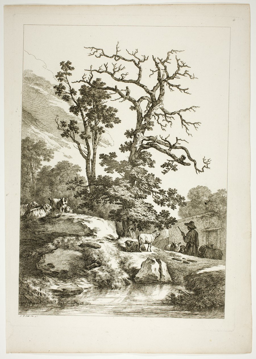 Tavola 23 di 38 da Oeuvres de J. B. Huet da Jean Baptiste Huet