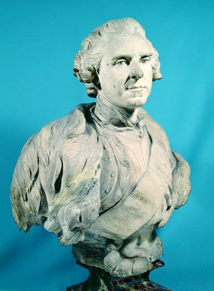 Busto di Maurice (1696-1750) Conte di Sassonia da Jean Baptiste II Lemoyne