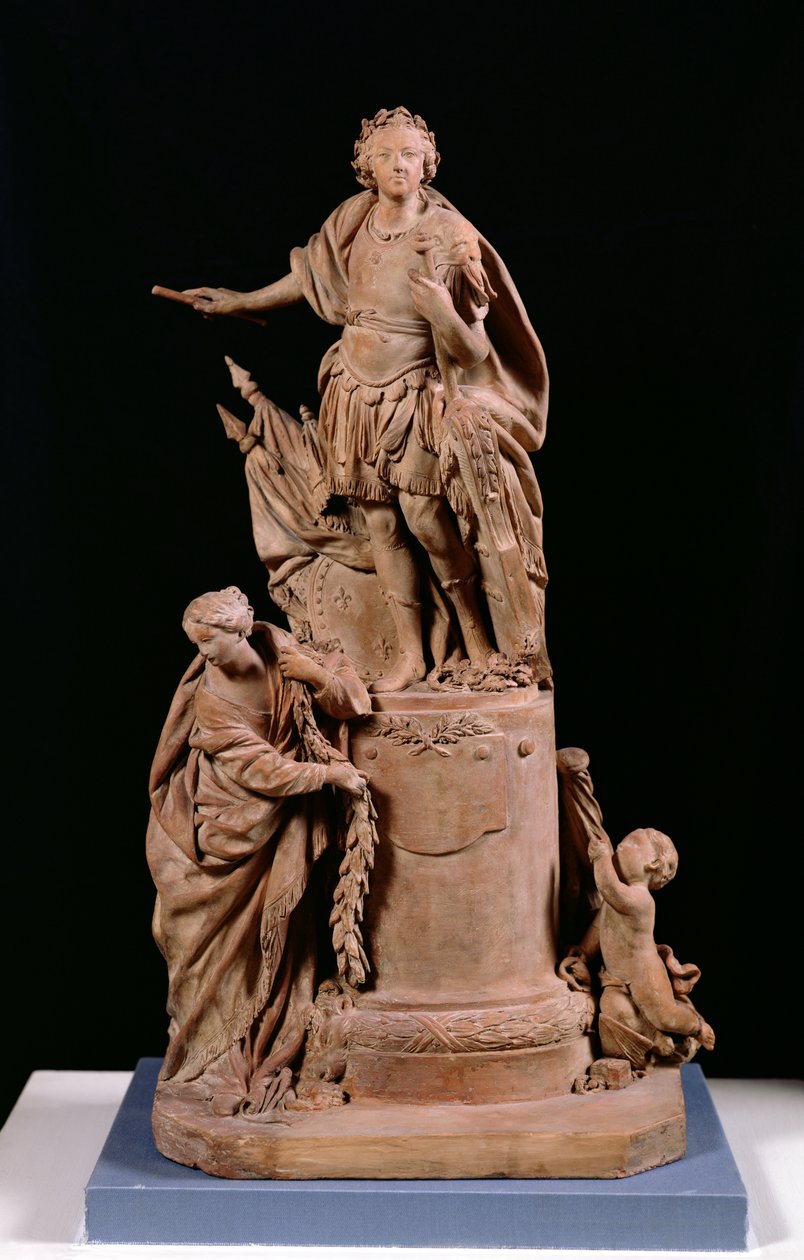 Luigi XV (1710-74) come imperatore romano, progetto per una statua per l