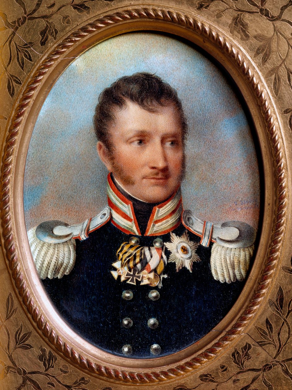 Ritratto di Federico Guglielmo III di Prussia da Jean Baptiste Isabey