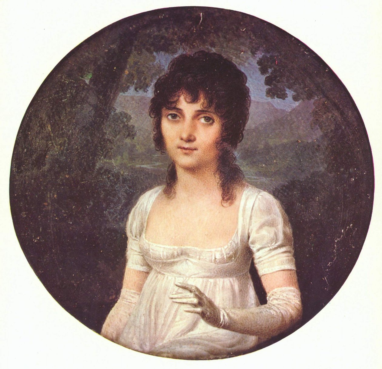 Ritratto di Christine Boyer da Jean Baptiste Isabey