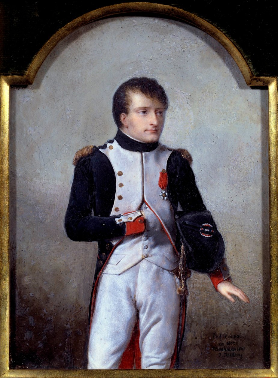 Ritratto di Napoleone Bonaparte (1769-1821) primo console nel 1802 (1841) da Jean Baptiste Isabey