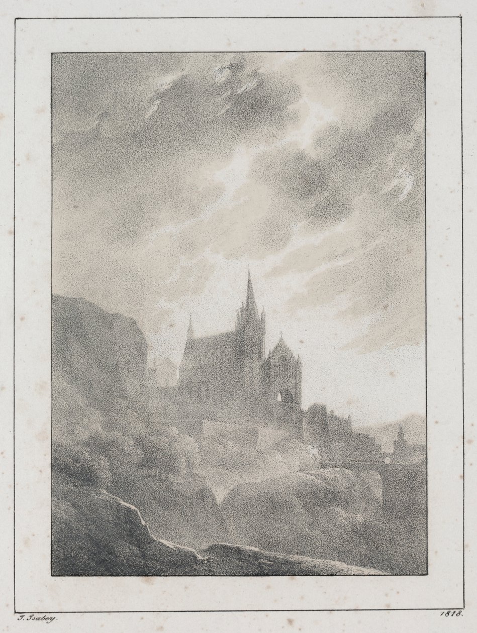 La cattedrale da Jean Baptiste Isabey