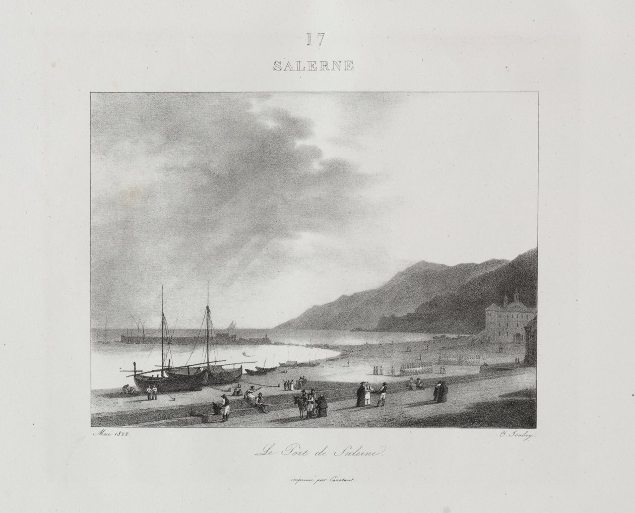 Viaggio in Italia nel 1822 da Jean Baptiste Isabey