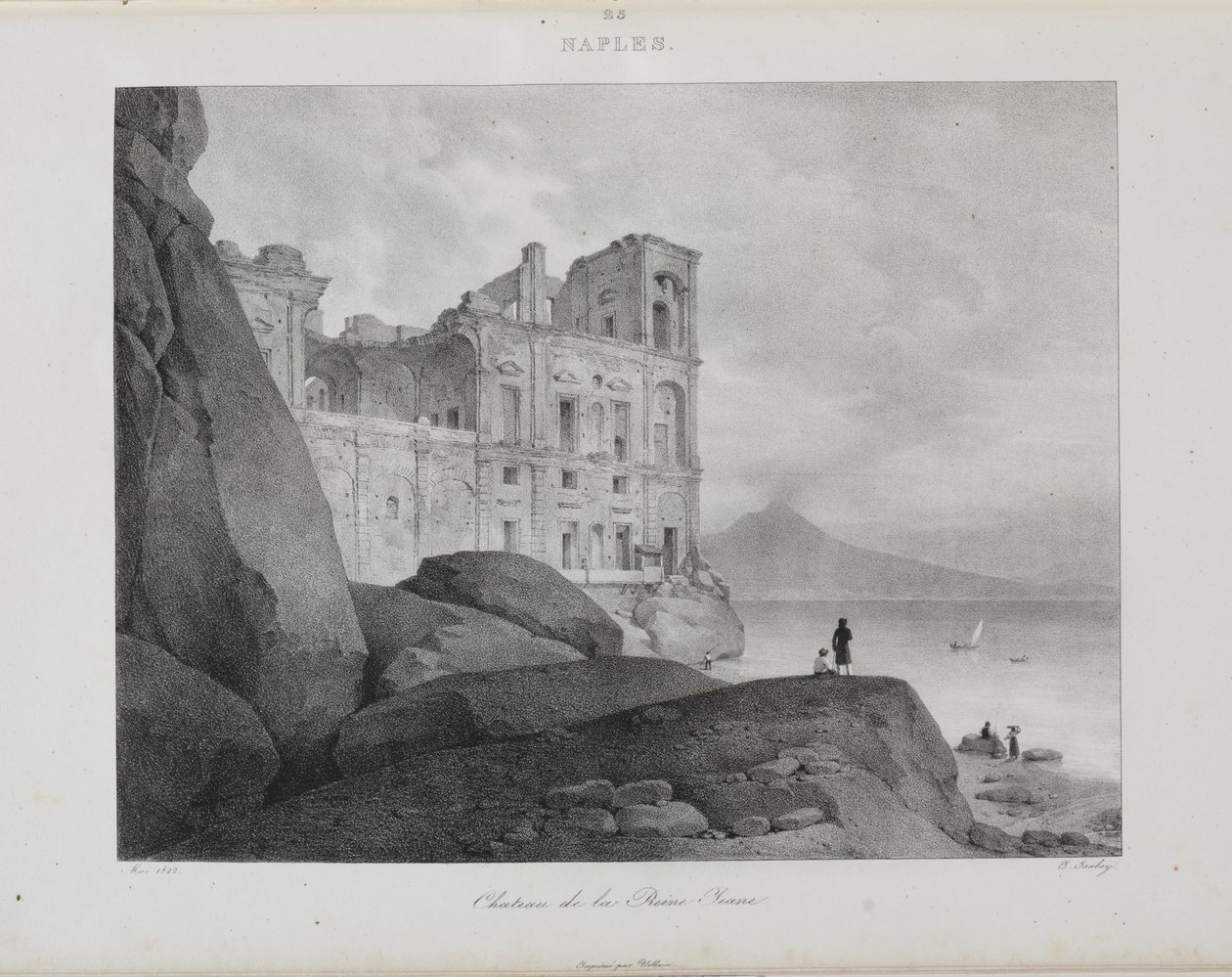 Viaggio in Italia nel 1822 da Jean Baptiste Isabey