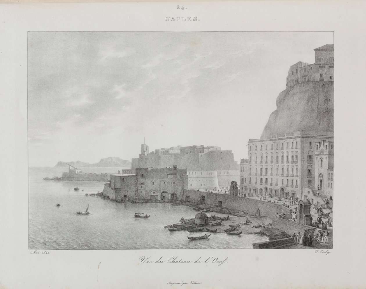 Viaggio in Italia nel 1822, 1833 da Jean Baptiste Isabey