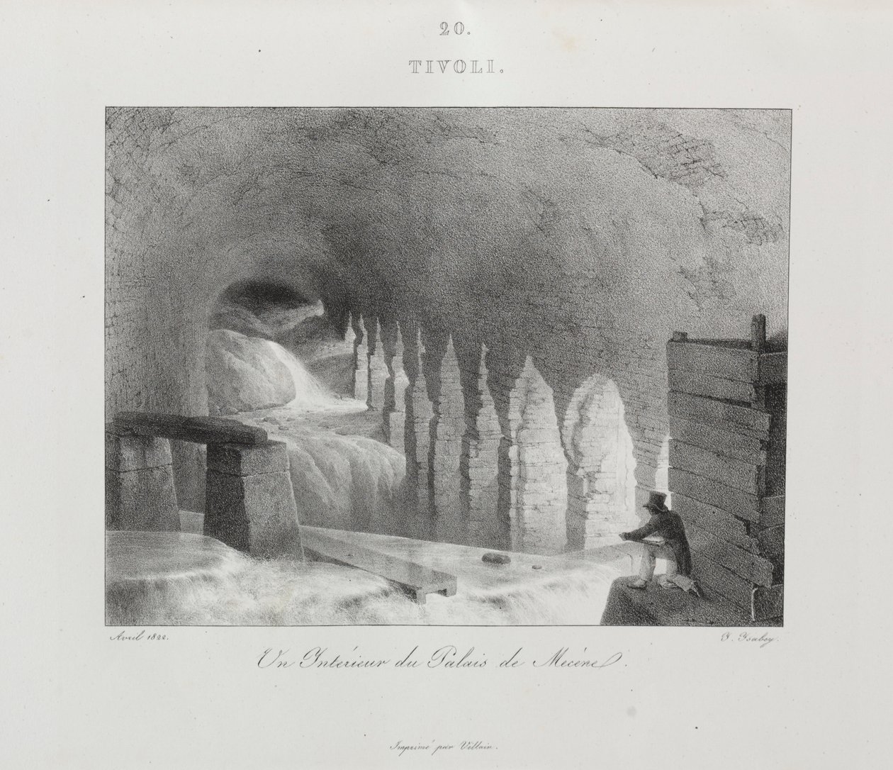 Viaggio in Italia nel 1822, 1833 da Jean Baptiste Isabey