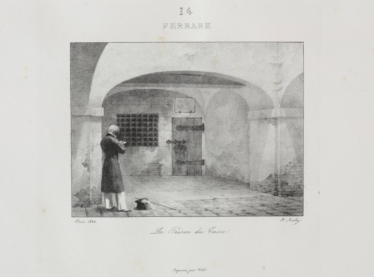 Viaggio in Italia nel 1822, 1833 da Jean Baptiste Isabey