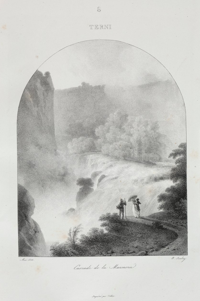 Viaggio in Italia nel 1822, 1833 da Jean Baptiste Isabey