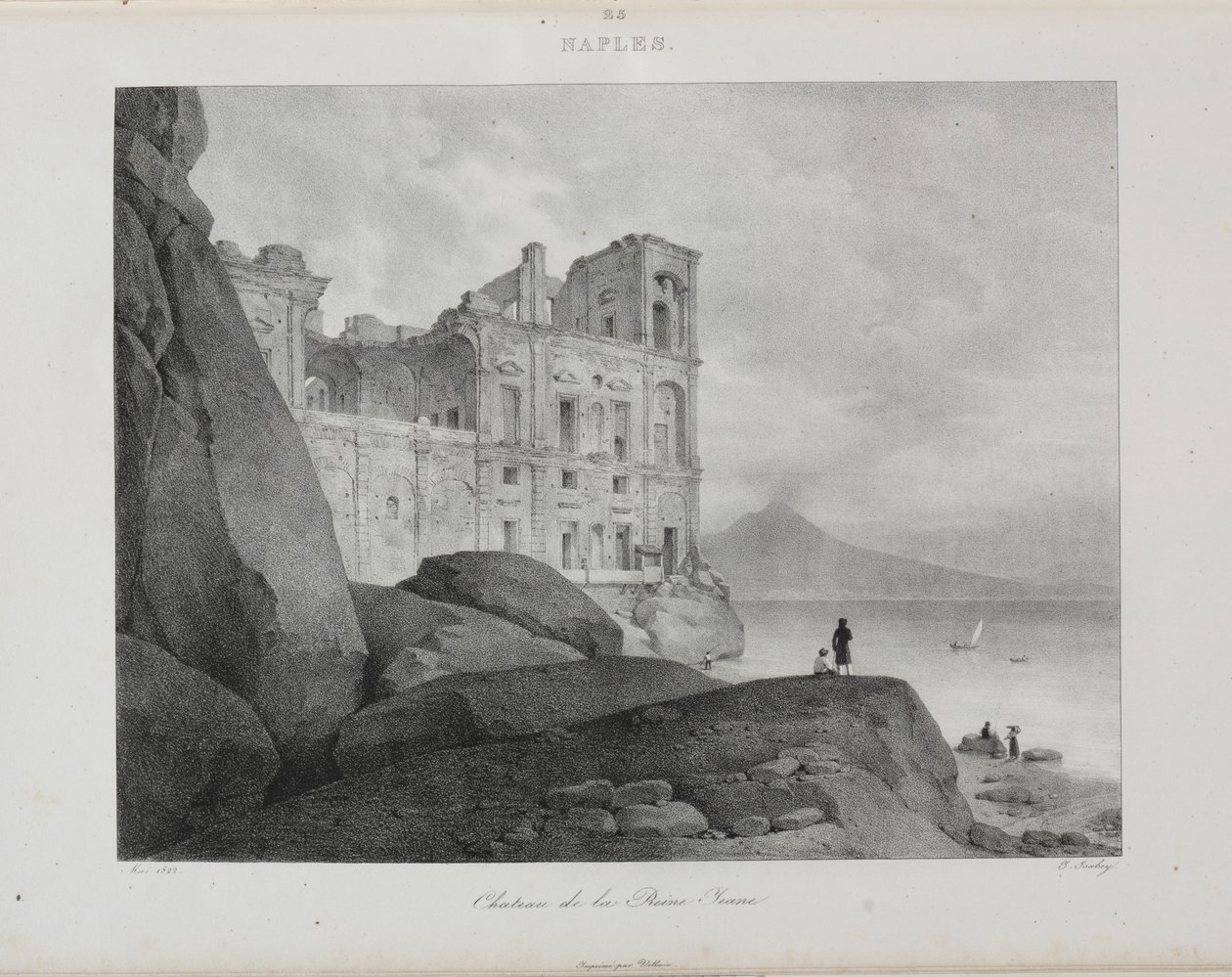 Viaggio in Italia nel 1822 da Jean Baptiste Isabey