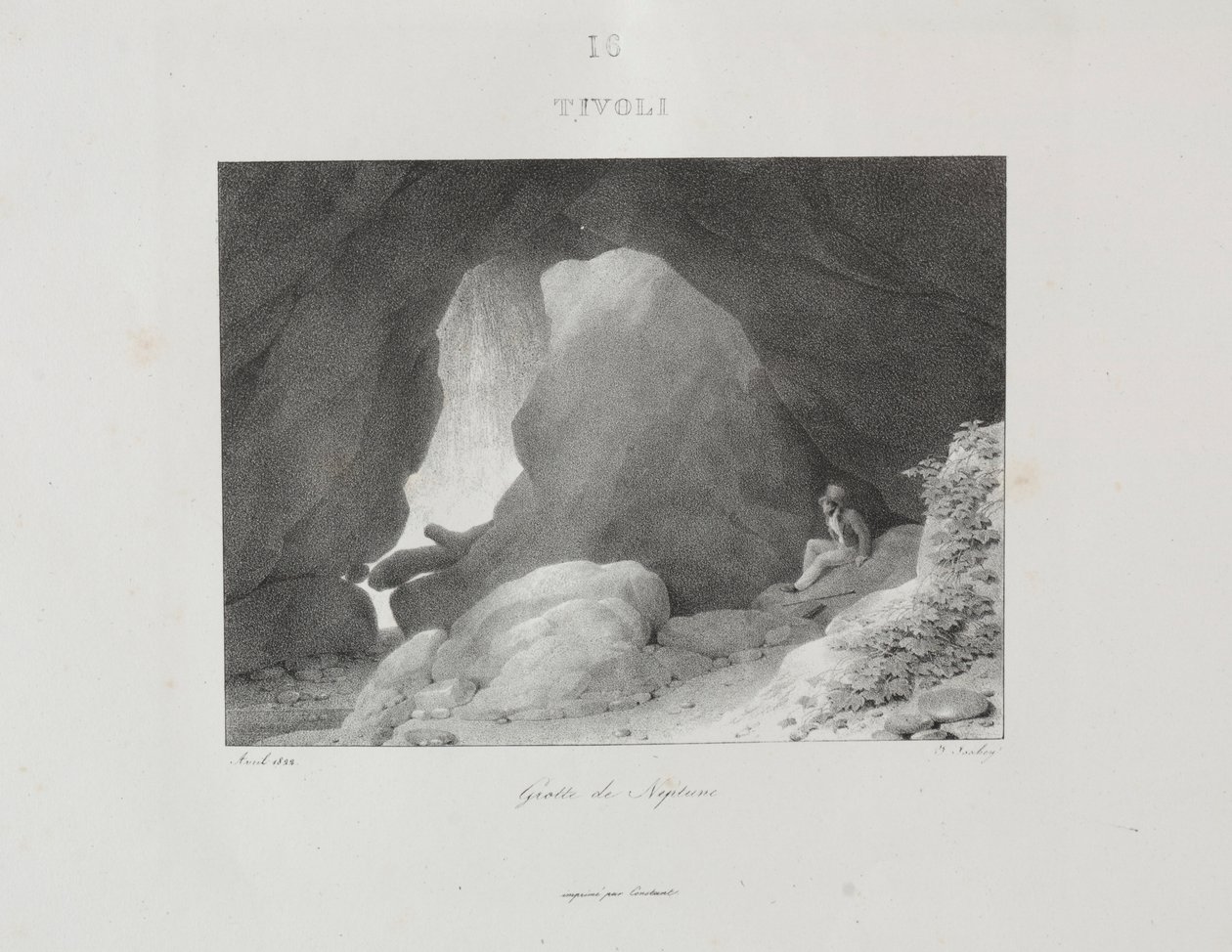 Viaggio in Italia nel 1822, 1833 da Jean Baptiste Isabey
