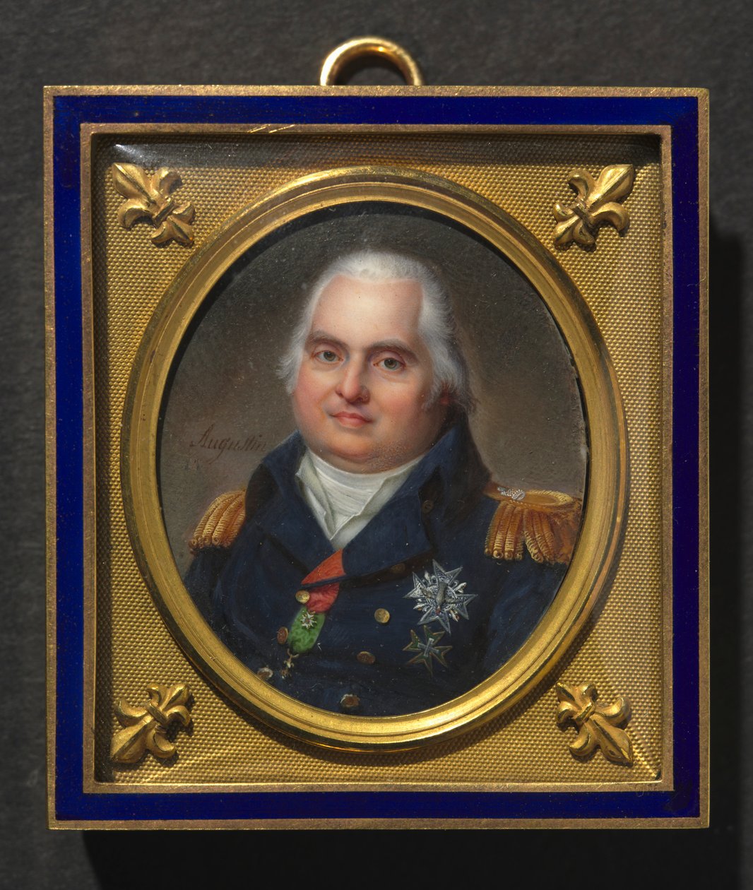 Ritratto di Luigi XVIII, c. 1822 da Jean Baptiste Jacques Augustin