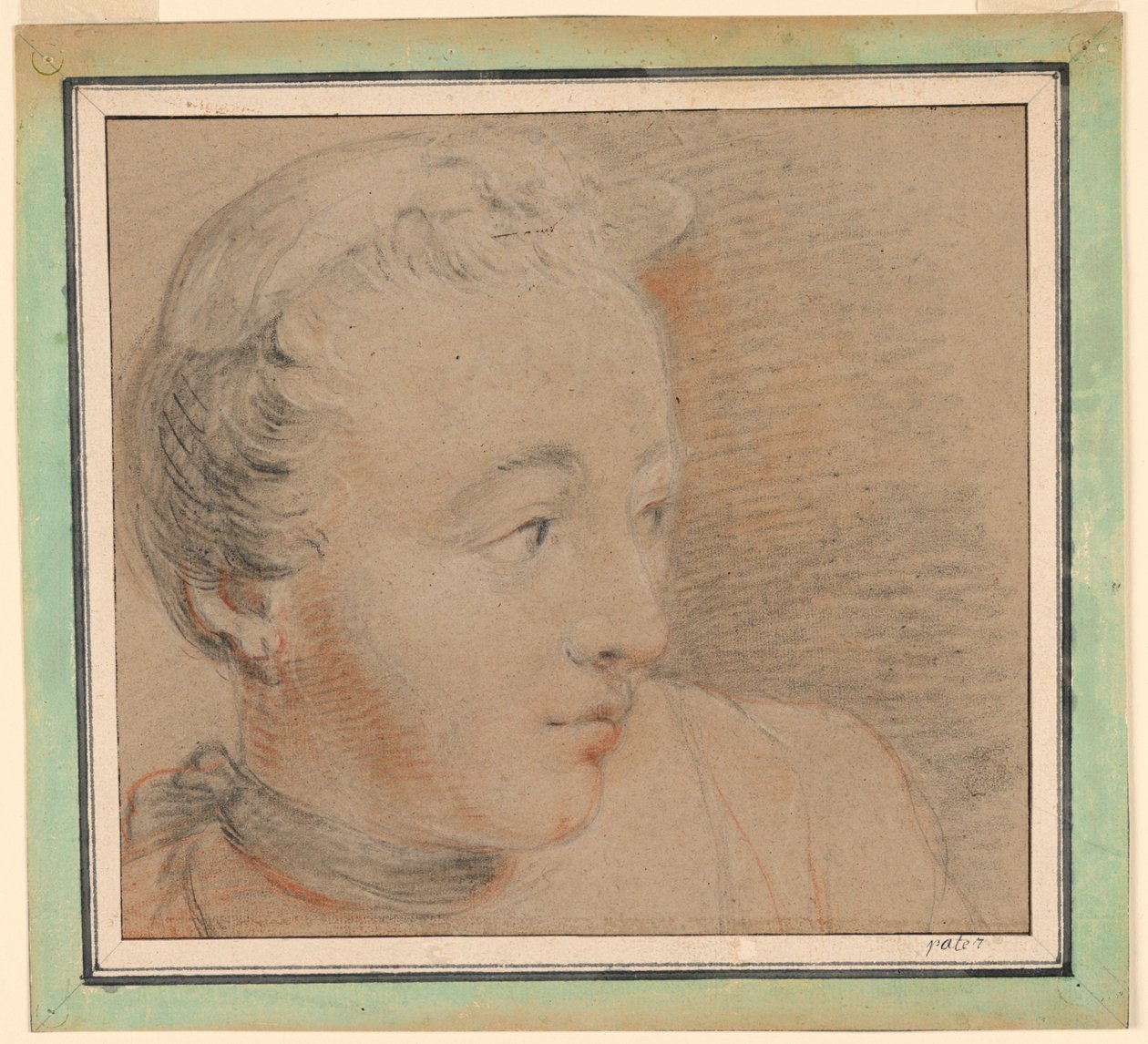 Ritratto di una donna da Jean Baptiste Joseph Pater