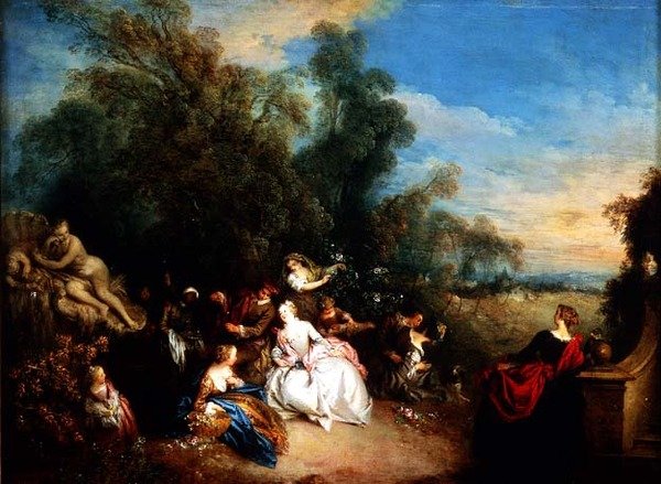 Relax in campagna da Jean Baptiste Joseph Pater