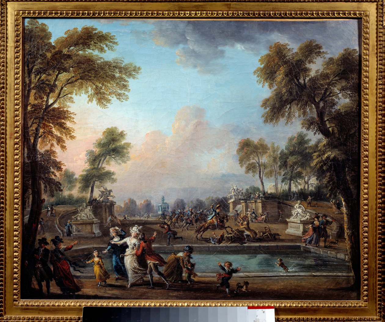 La carica del Principe di Lambesc nel Giardino delle Tuileries il 12 luglio da Jean Baptiste Lallemand