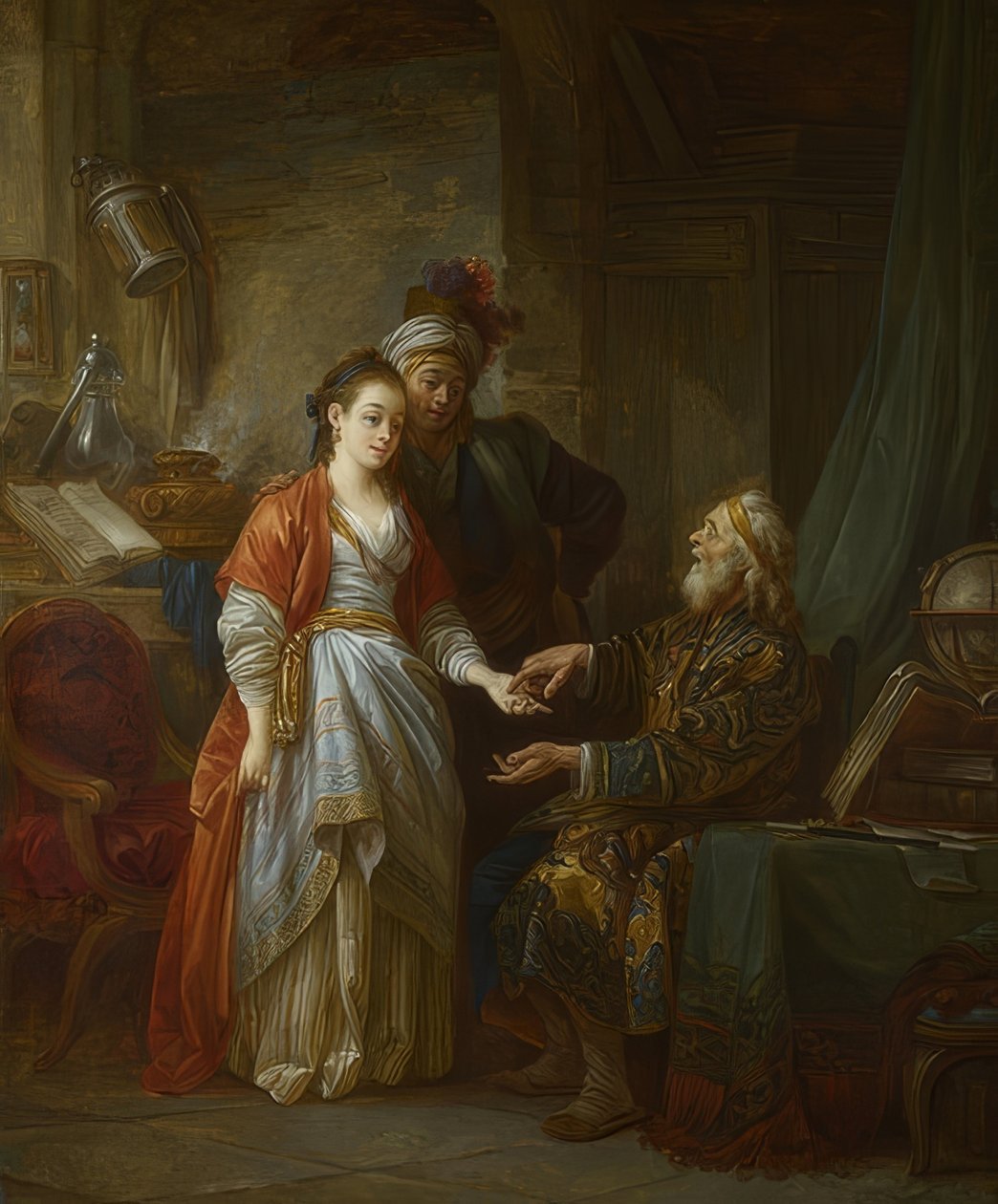 Il negromante da Jean Baptiste Le Prince