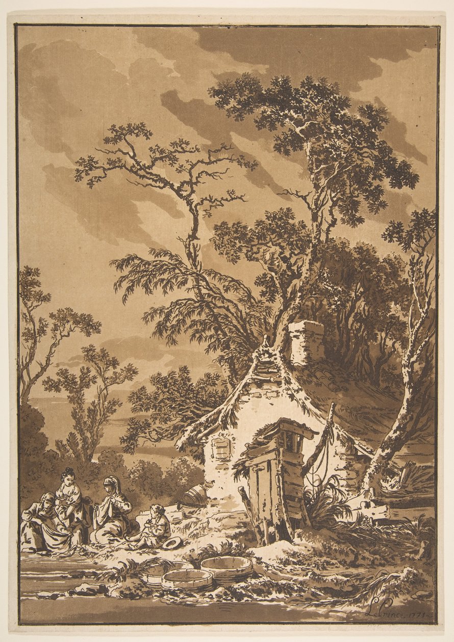 Le lavandaie da Jean Baptiste Le Prince