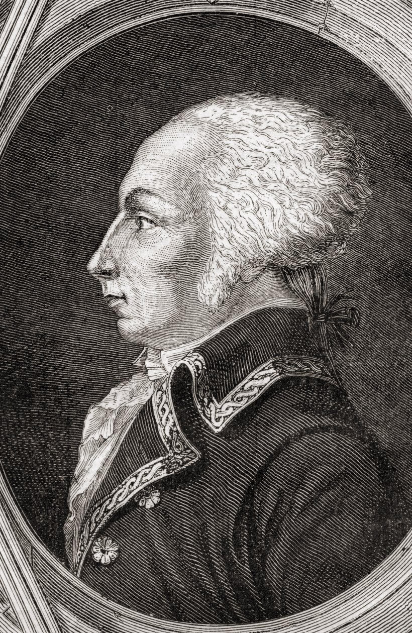 Francois Christophe Kellermann, inciso da Pannemaker-Ligny, da 