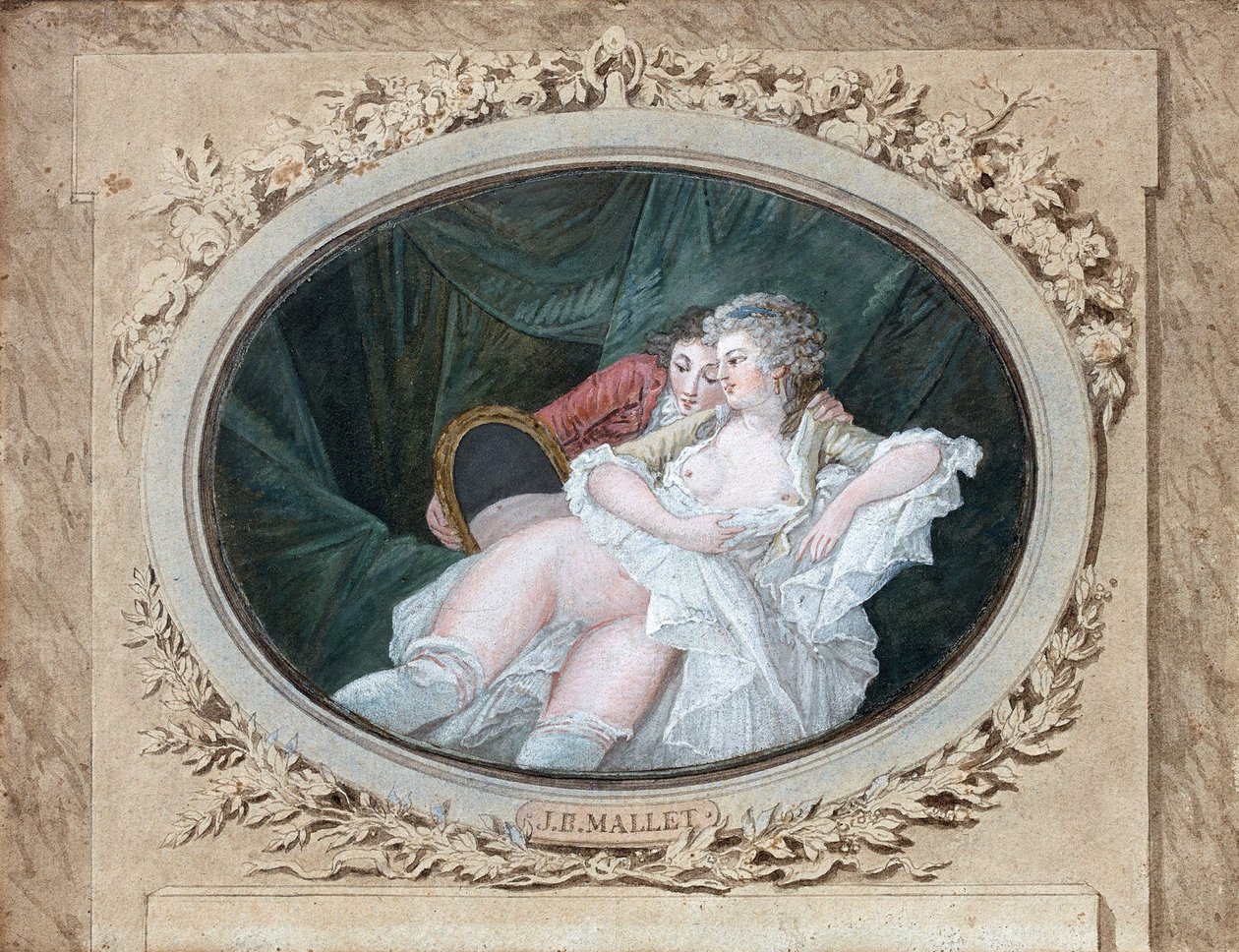Scena di boudoir da Jean Baptiste Mallet