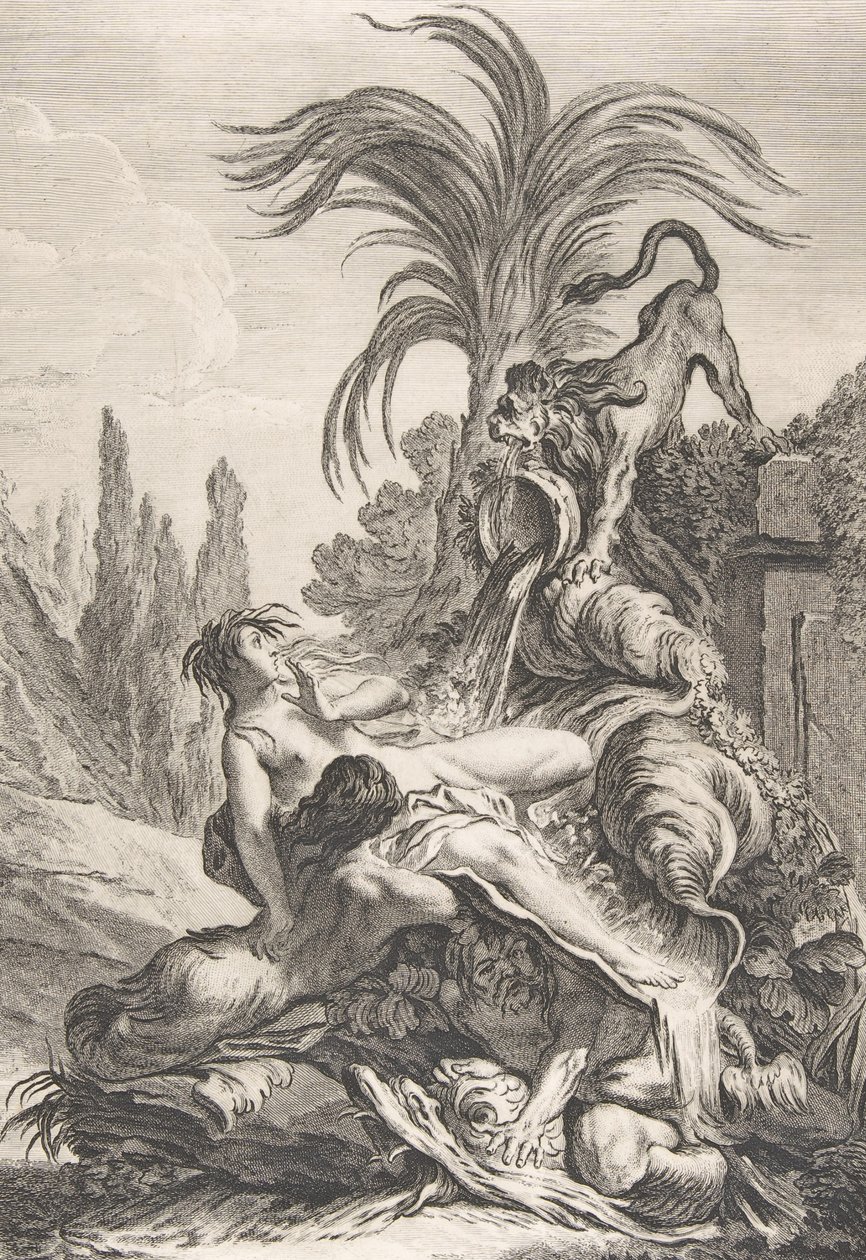 La naiade spaventata da Jean Baptiste Marie Pierre