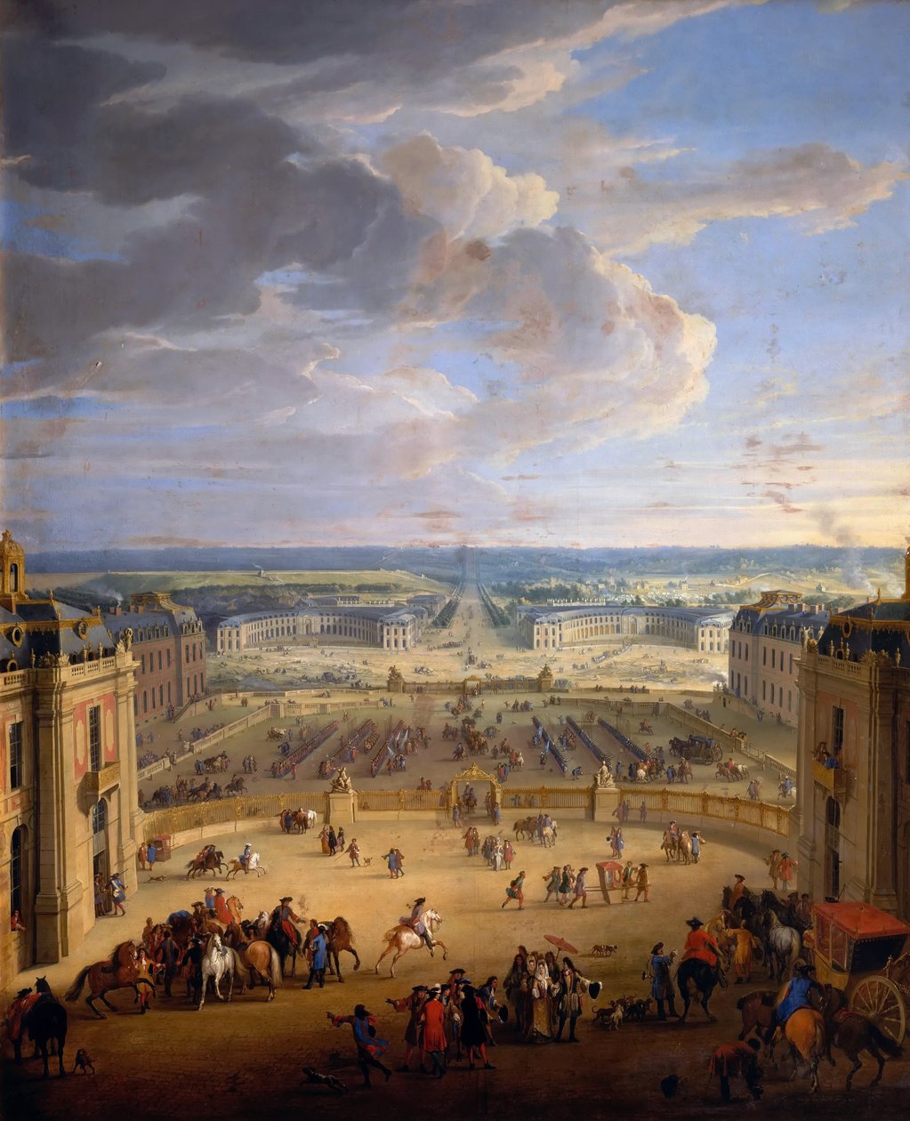 La Grande Scuderia Reale del Castello di Versailles da Jean Baptiste Martin
