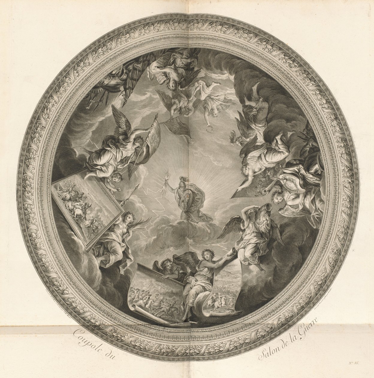 Cupola del Salone della Guerra [pl. 35] da Jean Baptiste Masse