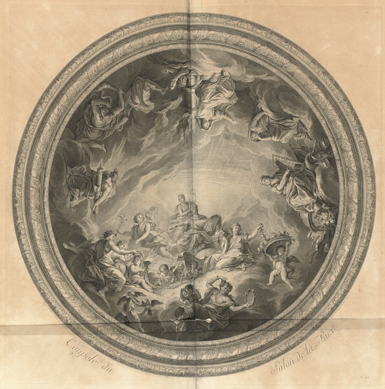 Cupola del Salone della Pace [pl. 44] da Jean Baptiste Masse