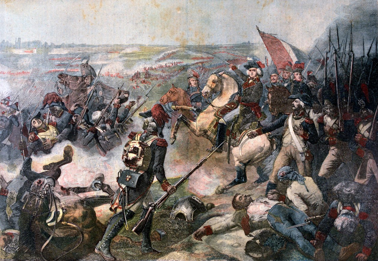 Battaglia di Fleurus, 26 giugno 1794, 1892 da Jean Baptiste Mauzaisse