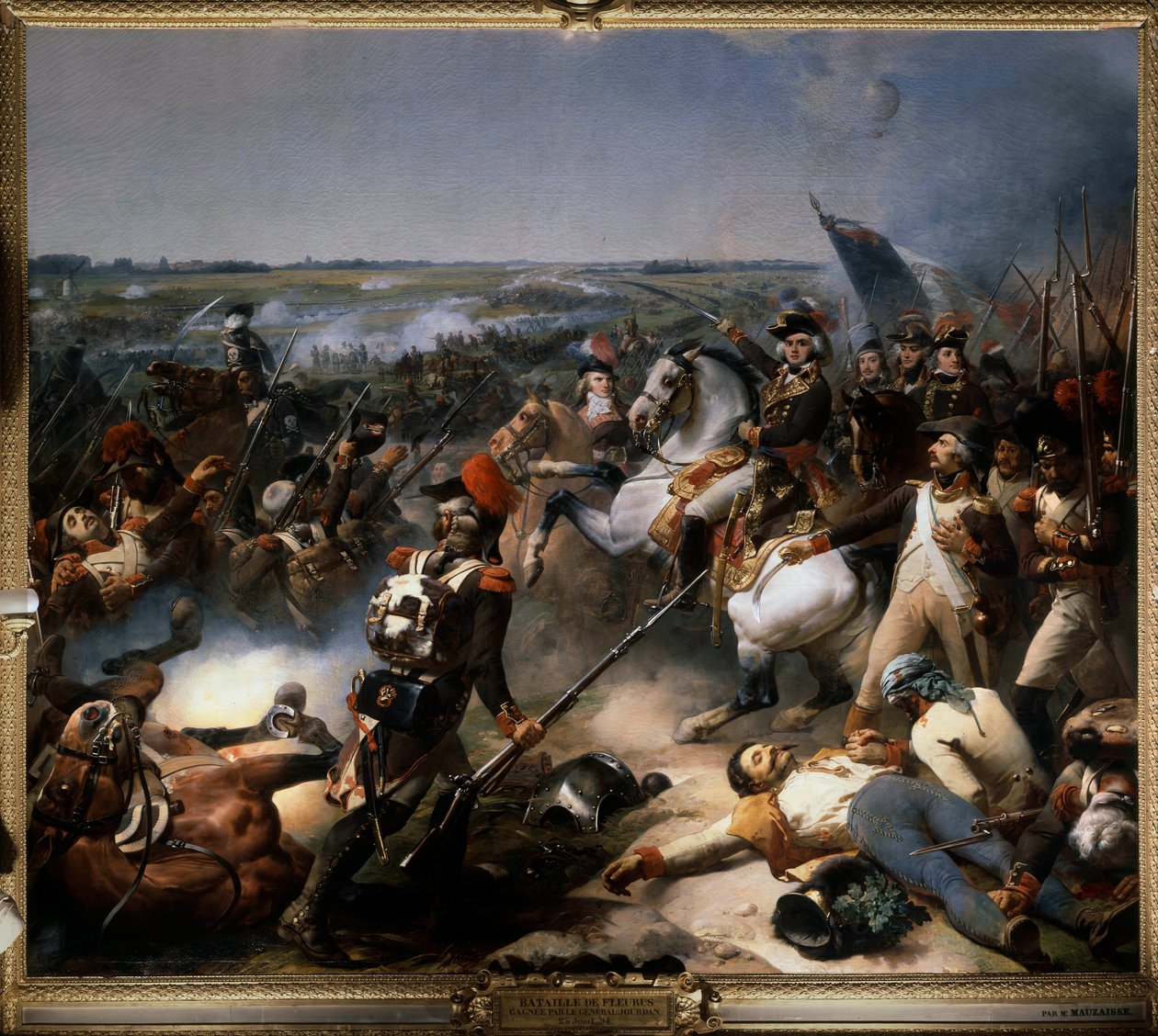 La battaglia di Fleurus del 26 giugno da Jean Baptiste Mauzaisse