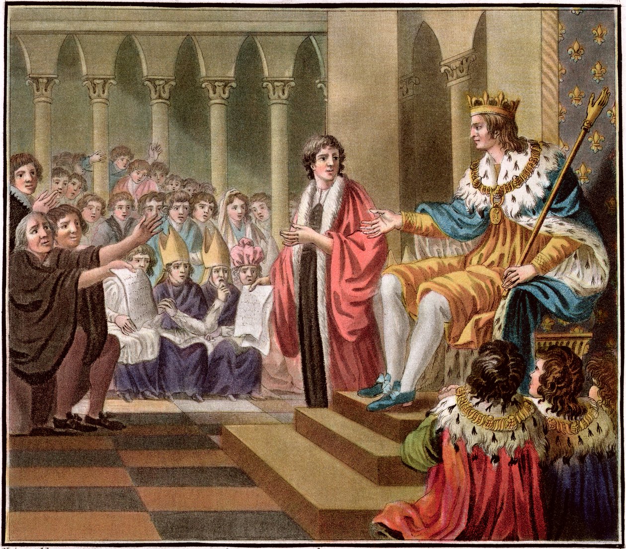 Luigi XII dichiarato padre del popolo da Jean Baptiste Morret