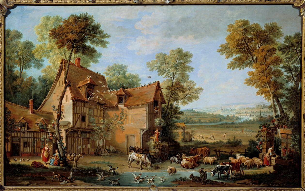La fattoria da Jean Baptiste Oudry