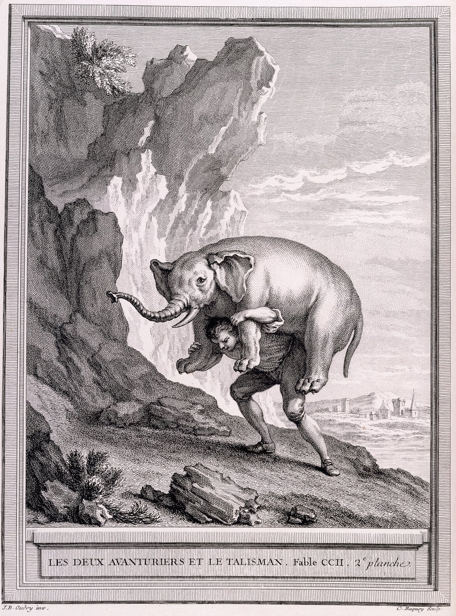 Les Deux Avanturiers et le Talisman, c.1755-1759 da Jean Baptiste Oudry