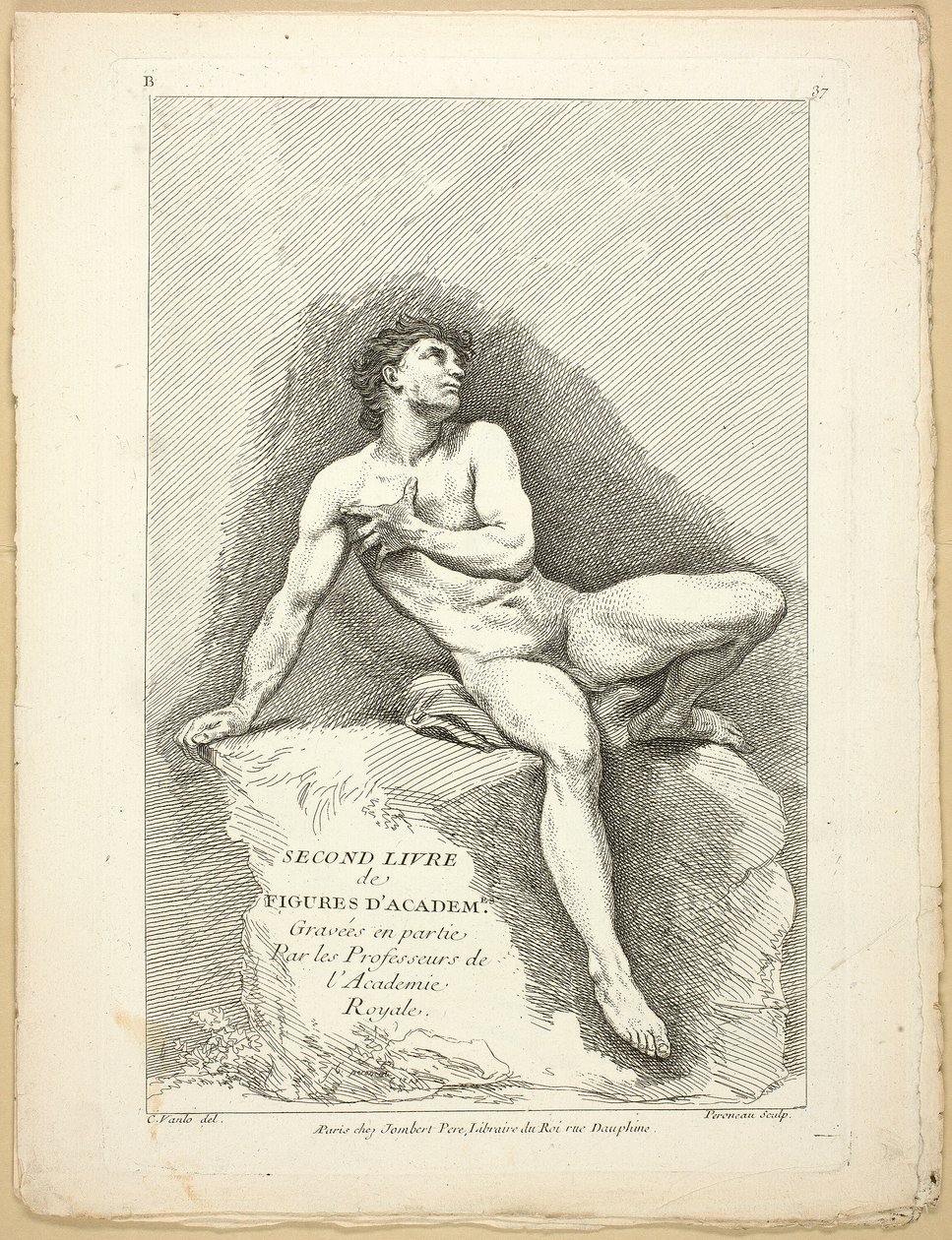 Figura (recto e verso), dal Secondo libro di figure d