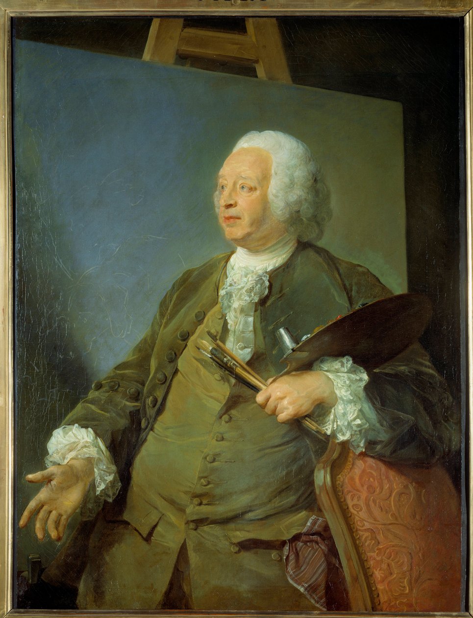 Ritratto del pittore Jean Baptiste Oudry (1686-1755) da Jean Baptiste Perronneau