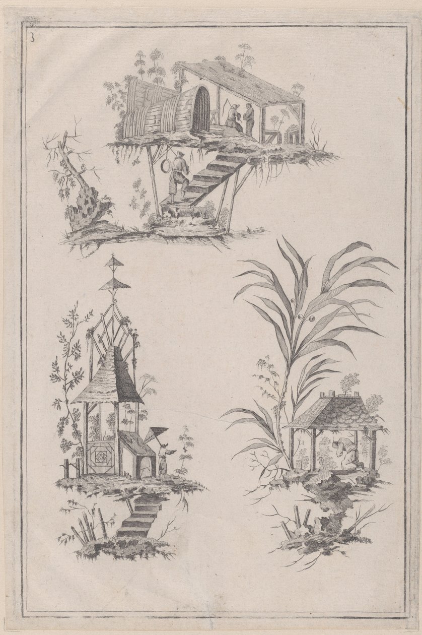 Ornamenti Chinoiserie da Jean Baptiste Pillement